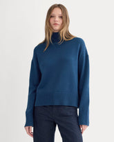womens-cotton-boxy-turtleneck-deep-lazuli-blue | primary