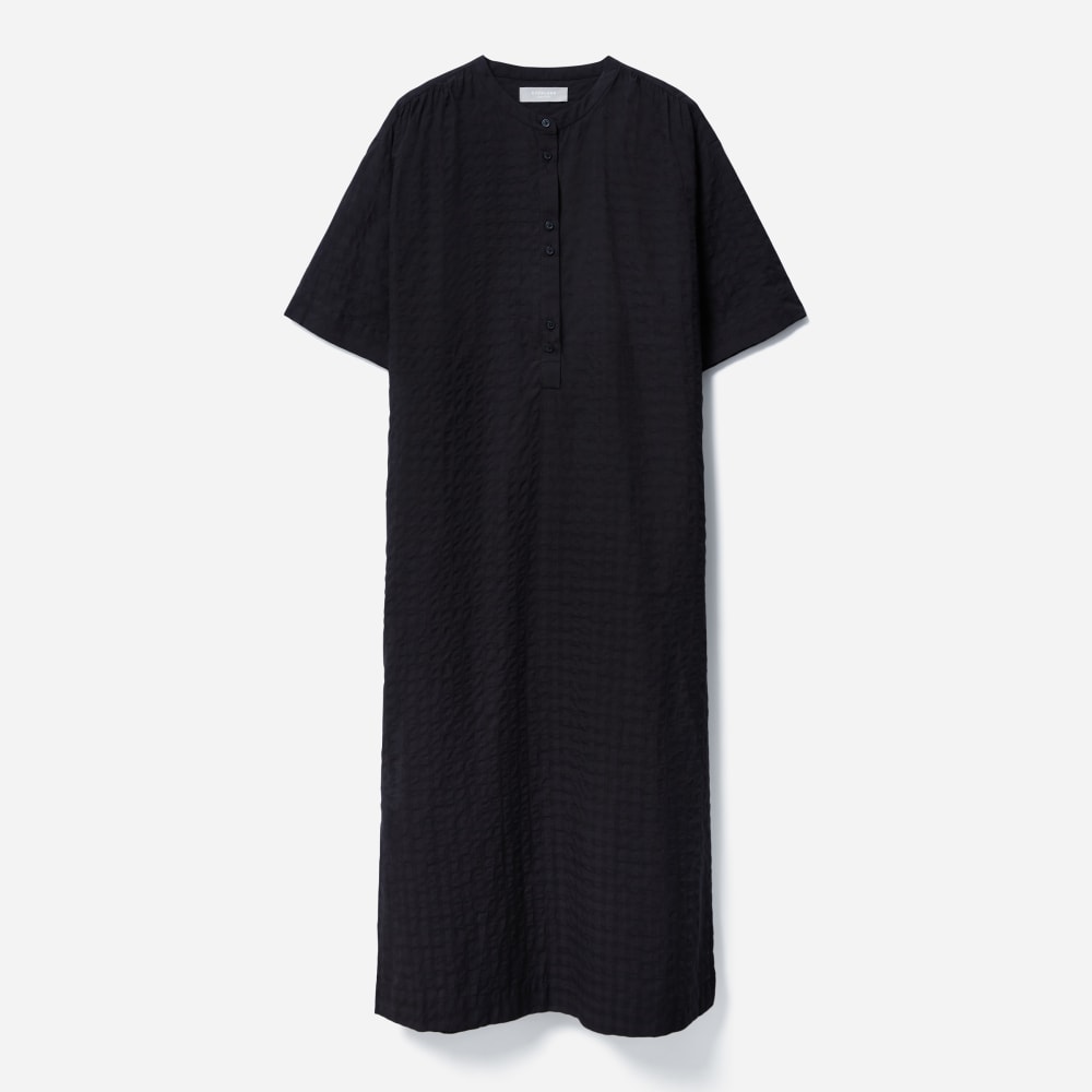 womens-caftan-dress-black-check | alt