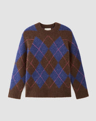 womens-superfuzz-alpaca-crew-blue-brown-fuschia | alt