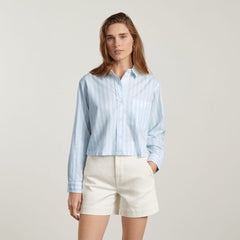 womens-silky-cttn-cropped-shirt-stuart-stripe-blue | primary