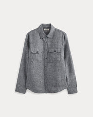 mens-linen-utility-shirt-navy-chambray | alt