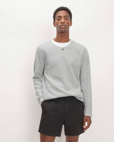 mens-waffle-long-sleeve-henley-light-grey-donegal | primary