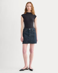 womens-denim-mini-skirt-dark-indigo | primary
