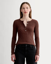 womens-cozy-rib-henley-dark-mahogany | primary
