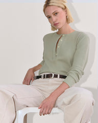 womens-cotton-waffle-henley-tee-seagrass