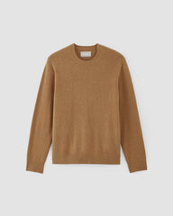 mens-felted-merino-crew-neck-sweater-deep-camel | alt