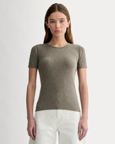 womens-supima-micro-rib-crew-heathered-fatigue | primary