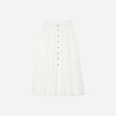womens-easy-button-front-skirt-white | alt