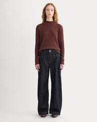 womens-cozy-rib-funnel-neck-top-dark-mahogany