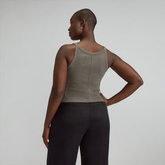 womens-cropped-supima-rib-tank-heathered-fatigue