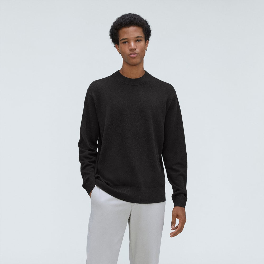 mens-merino-blend-crewneck-sweater-black | primary