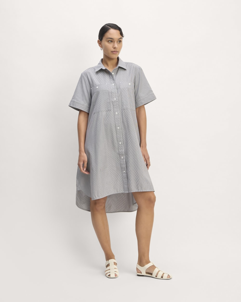 womens-daytripper-shirtdress-white-black | primary