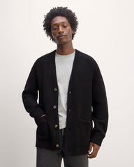 mens-cloud-relaxed-cardigan-organic-black | primary
