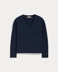 womens-cashmere-relaxed-v-neck-navy | alt