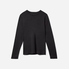 womens-organic-cotton-slim-ls-crew-black | alt
