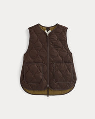 womens-renew-quilted-vest-coffee-bean | alt