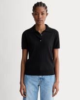 womens-polo-cotton-cashmere-black | primary