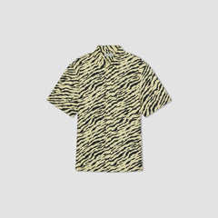 mens-poplin-short-sleeve-shirt-pale-yellow-tiger-stripe | alt