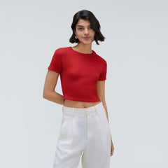womens-cropped-short-sleeve-rib-tee-ruby