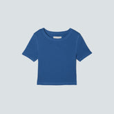 womens-cropped-short-sleeve-rib-tee-deep-blue