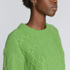 womens-felted-merino-cropped-cable-sweater-salted-lime