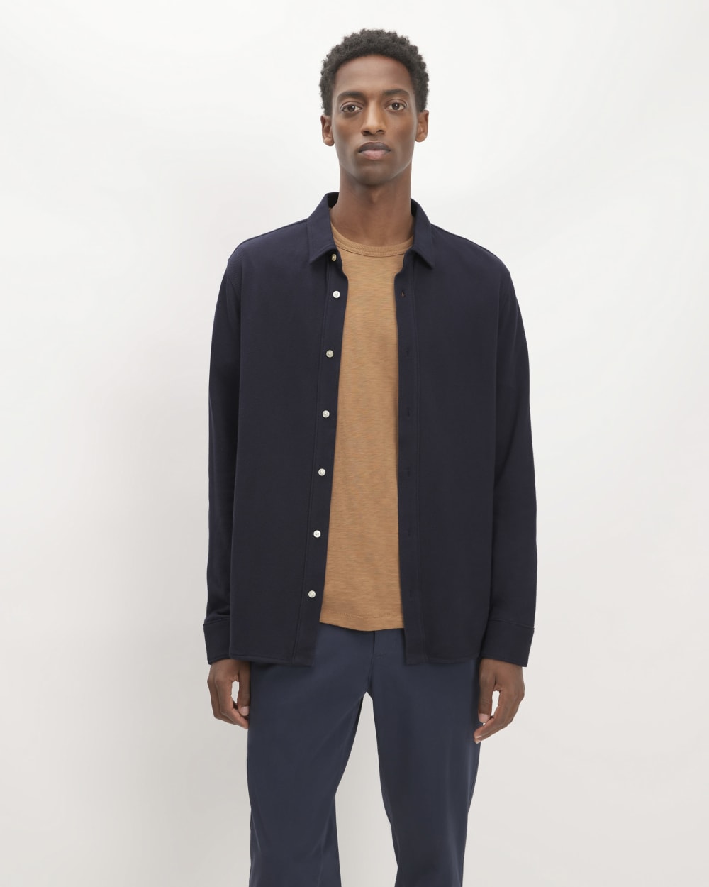 mens-ls-pique-shirt-deep-navy | primary