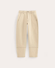 womens-utility-barrel-pant-denim-ecru | alt