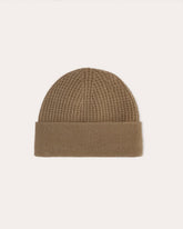 womens-waffle-beanie-camel | primary