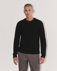 mens-fisherman-crew-wool-cash-black | primary