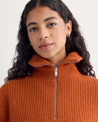 womens-half-zip-sweater-in-luxe-merino-rust-heather