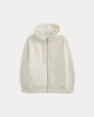 womens-luxe-fleece-oversized-zip-hoodie-bone | alt