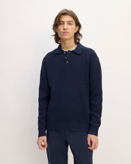 mens-cotton-chunky-rib-polo-navy | primary