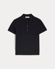 womens-polo-cotton-cashmere-black | alt