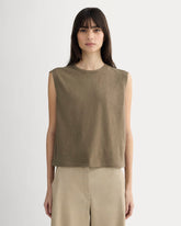 womens-muscle-tee-cotton-linen-deep-taupe | primary