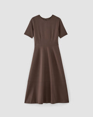 womens-dream-short-sleeve-dress-earth-brown | alt