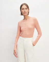 womens-pima-rib-long-sleeve-henley-blush-pink | primary