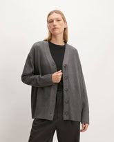 womens-organic-cotton-cardigan-heathered-charcoal | primary