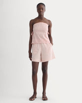 womens-seersucker-pull-on-short-soft-orange | primary