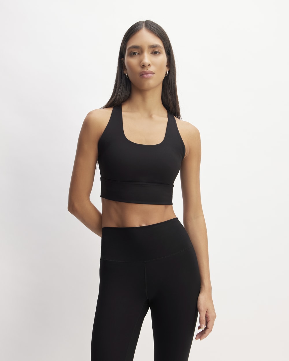 womens-perform-longline-bra-black | primary