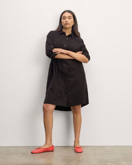 womens-tencel-butterlite-shirtdress-black | primary