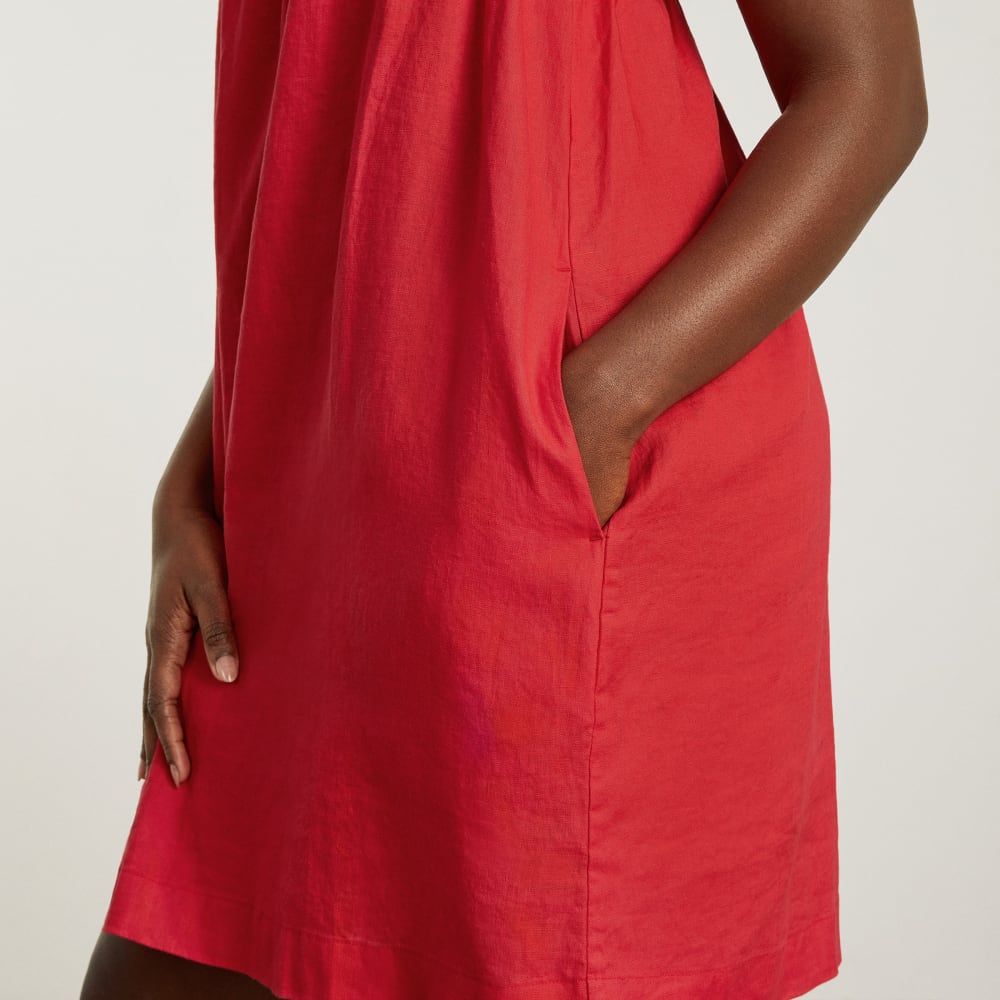 womens-smocked-linen-dress-goji-berry