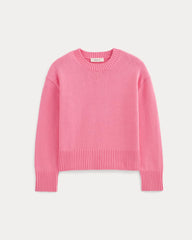 womens-organic-cotton-crew-sweater-deep-pink | alt