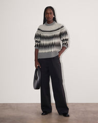 womens-fair-isle-crew-sweater-grey-black-fair-isle