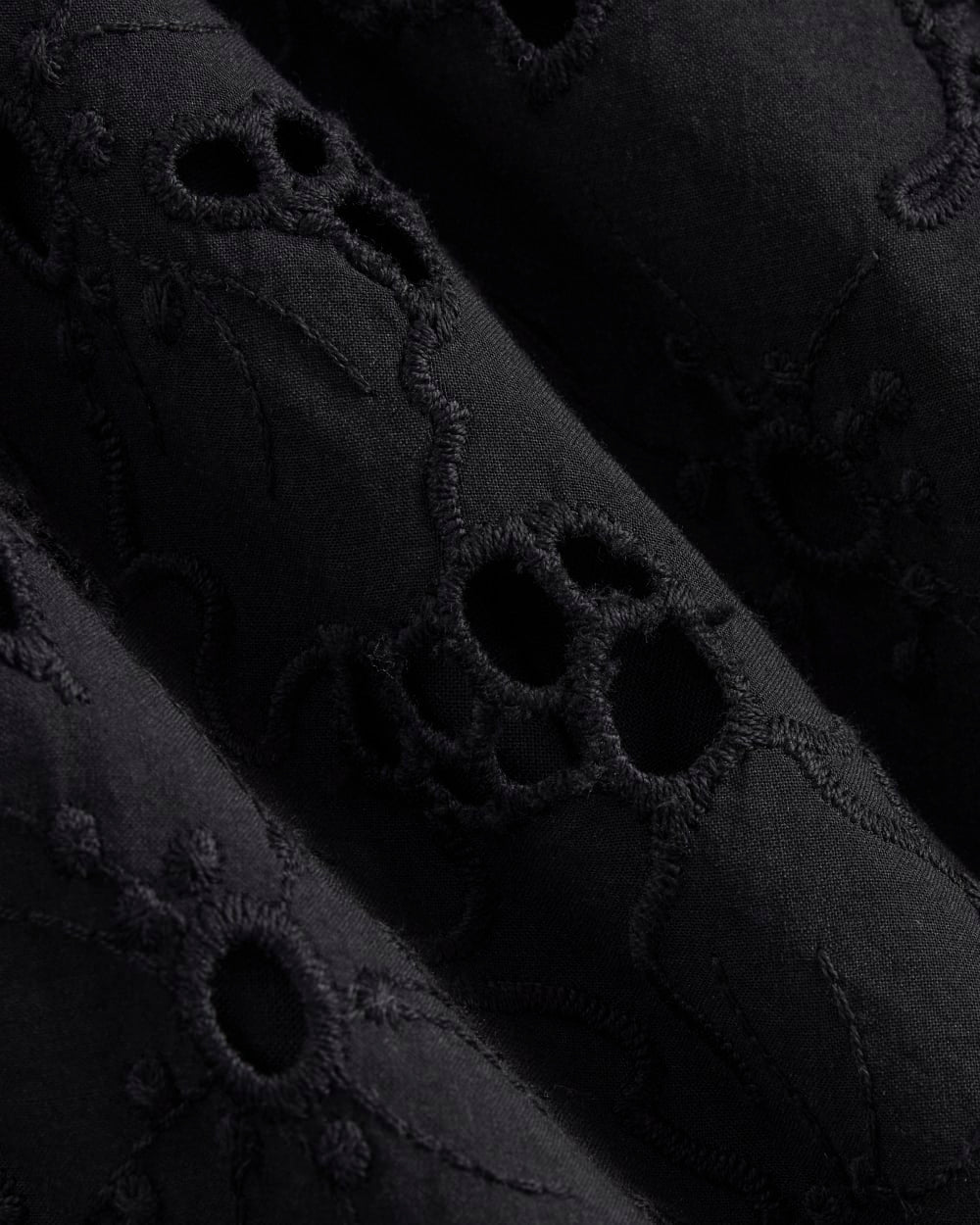 womens-eyelet-mini-shift-dress-black