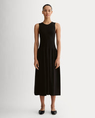 womens-knit-crew-dress-black | primary