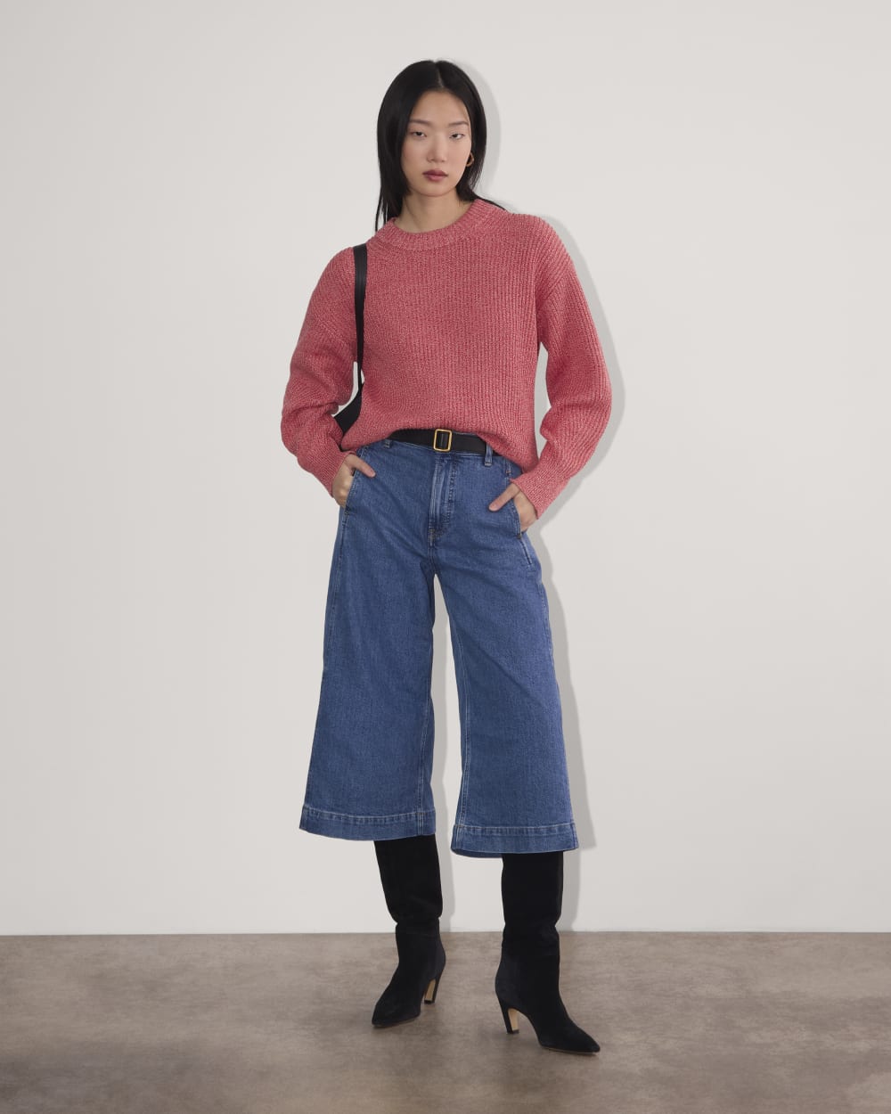 womens-cotton-oversized-cocoon-sweater-pink-peony-red