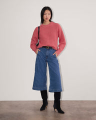 womens-cotton-oversized-cocoon-sweater-pink-peony-red