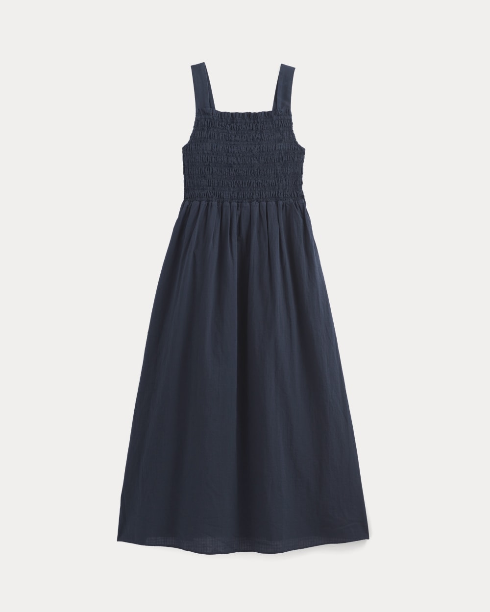 womens-gauze-smock-dress-navy | alt