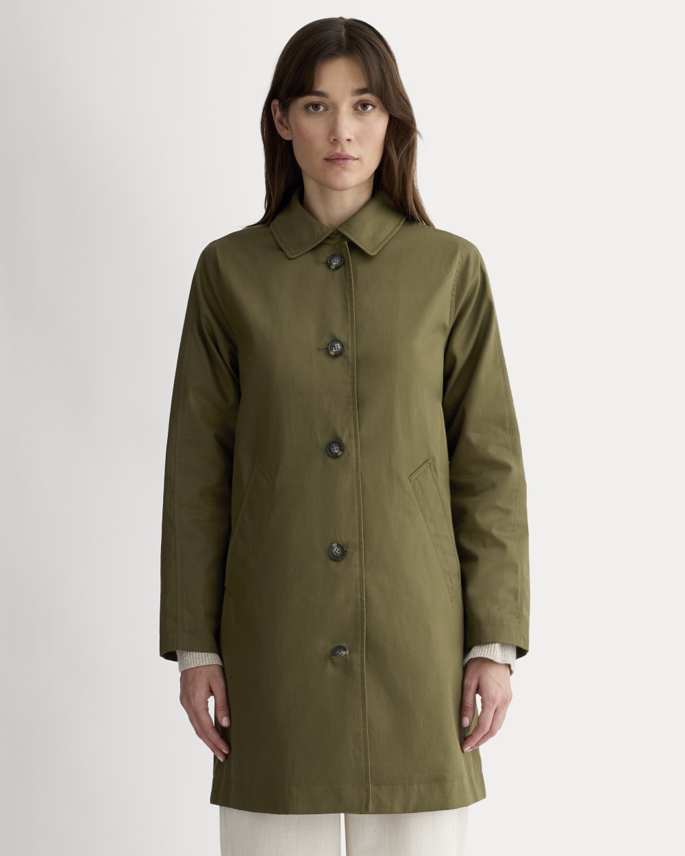 womens-cotton-twill-mac-coat-beech | primary