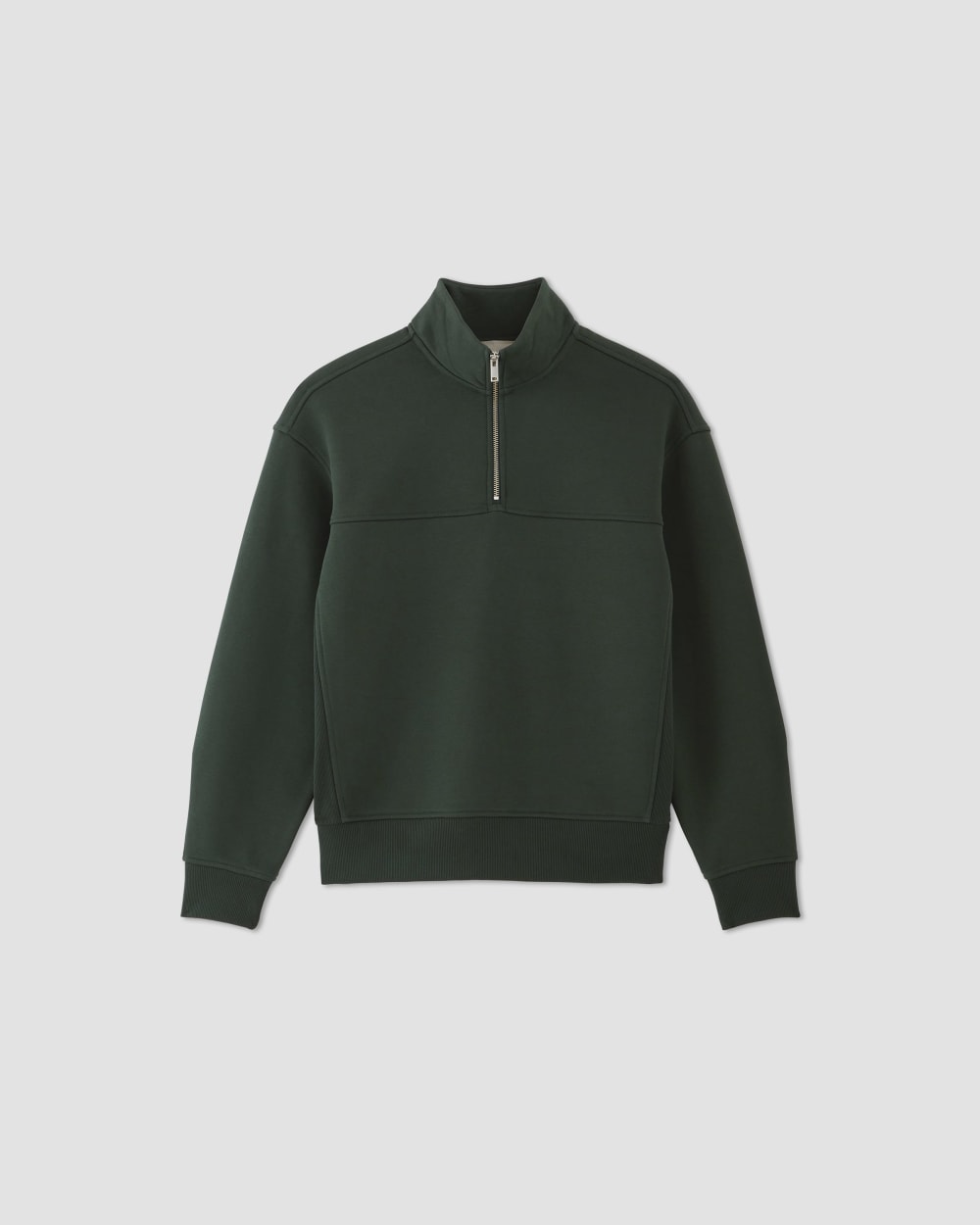 mens-renew-fleece-half-zip-scarab | alt